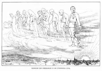 Retour des Habsbourg dans leur maison ancestrale (1919)
